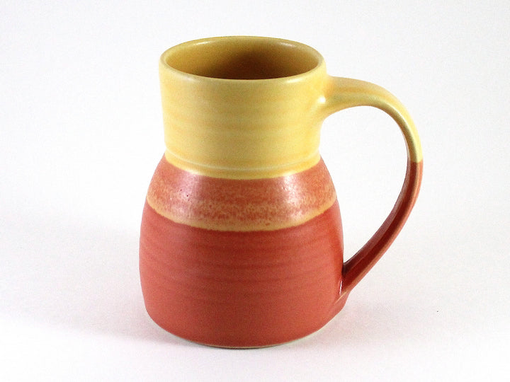 Tall Mug With Wide Base, Yellow/Orange
