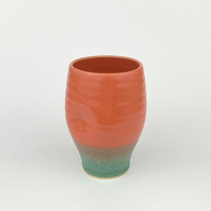 Thumb Cup, Orange/Green