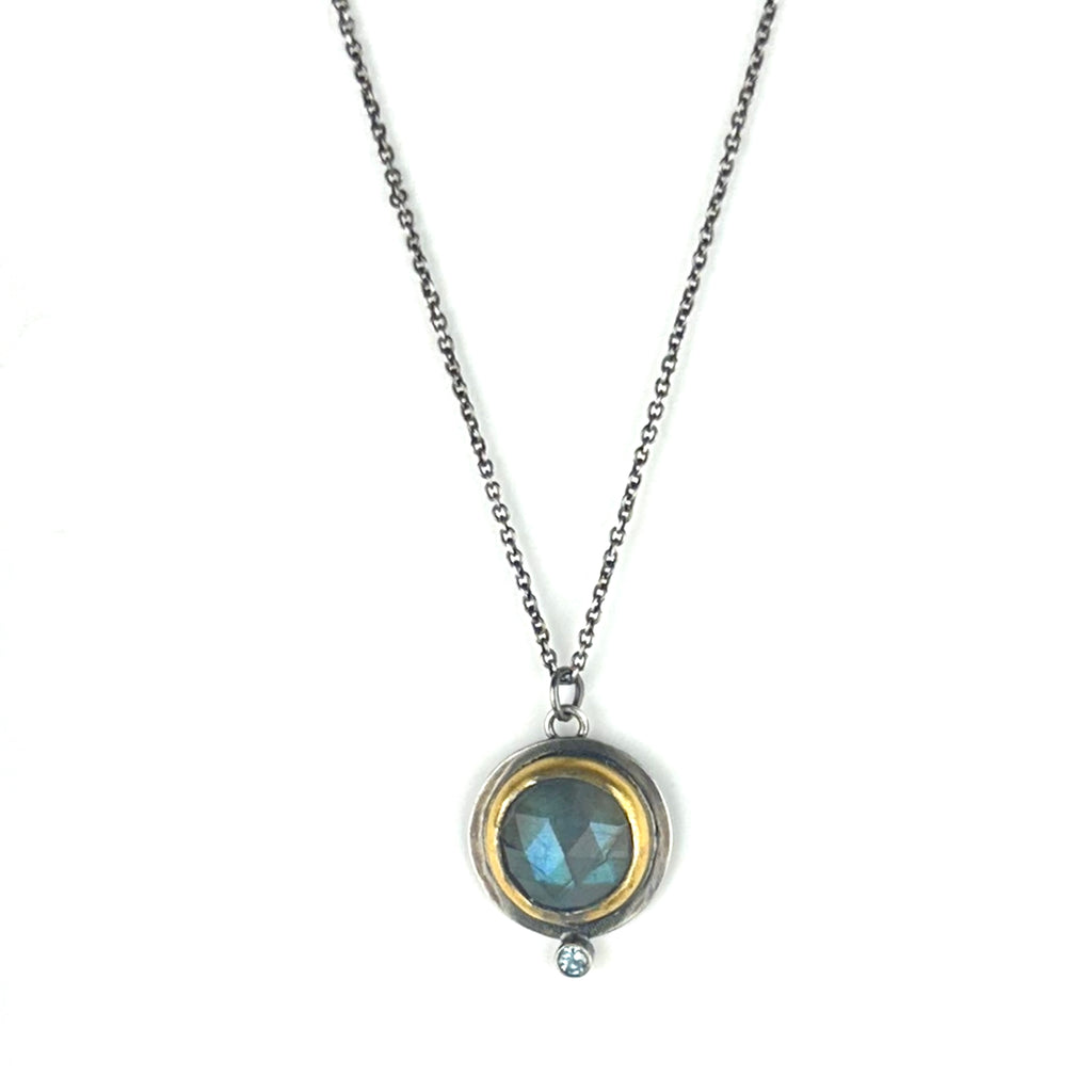 Labradorite and Zircon Necklace