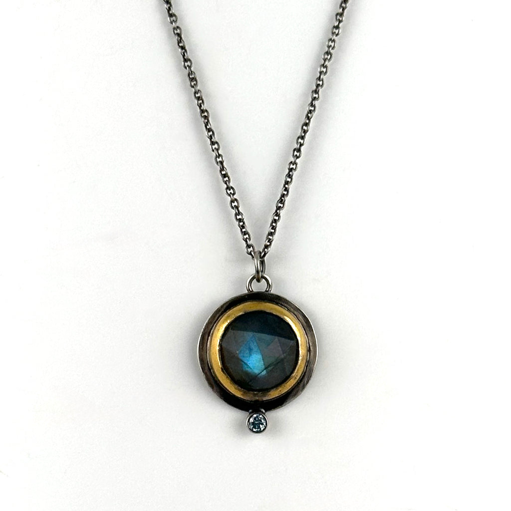 Labradorite and Zircon Necklace