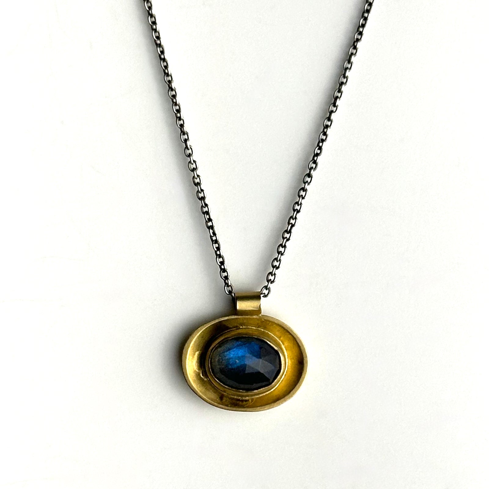 18K Vermeil/Labradorite Necklace