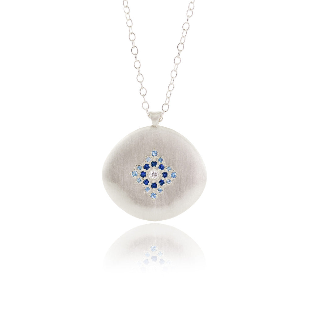 Starlight Pendant Aquamarine & Sapphire