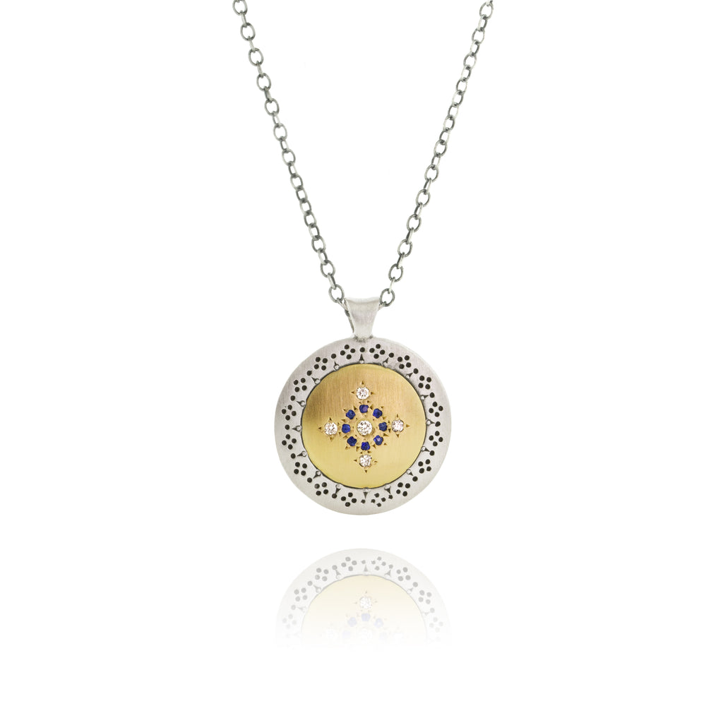 Seeds of Harmony Necklace, Sapphires