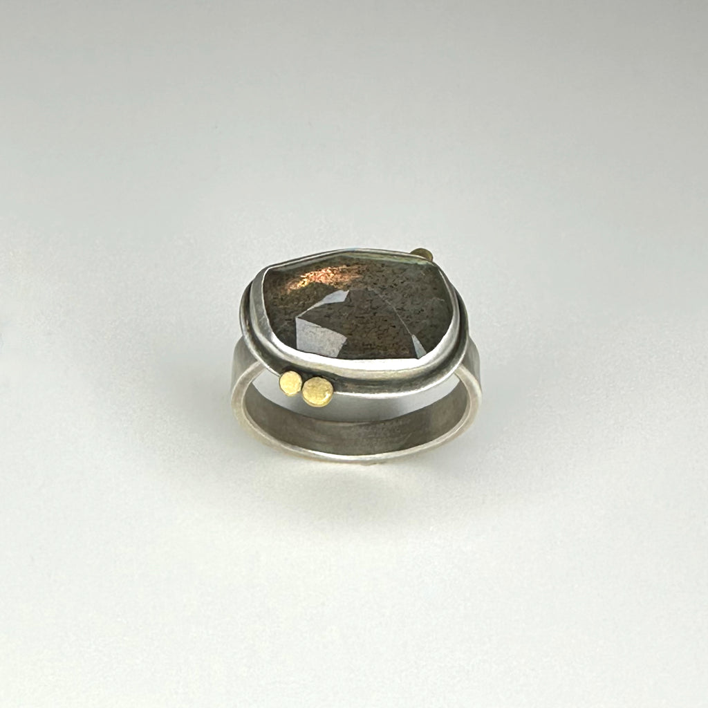 Labradorite Ring in Sterling