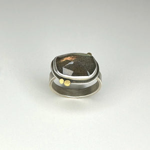 Labradorite Ring in Sterling