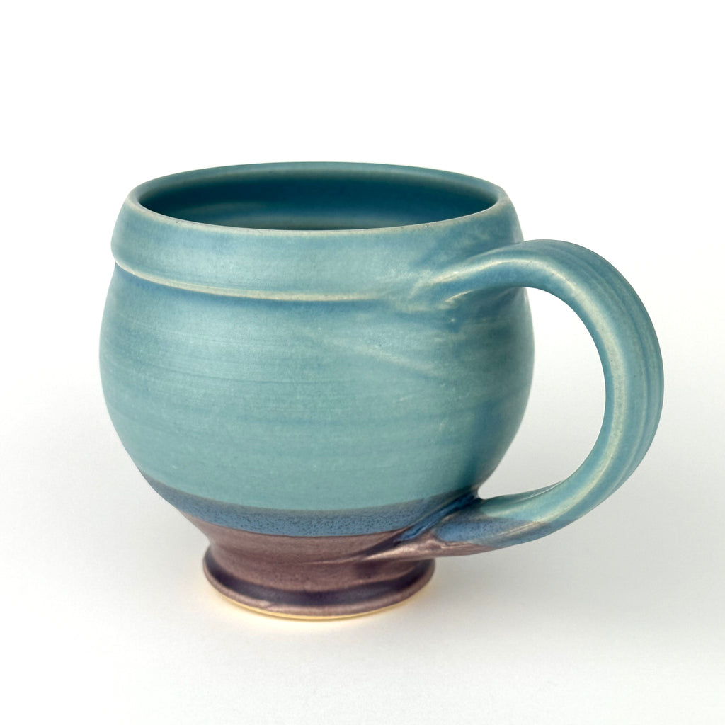 Round Mug, Light Blue/Purple
