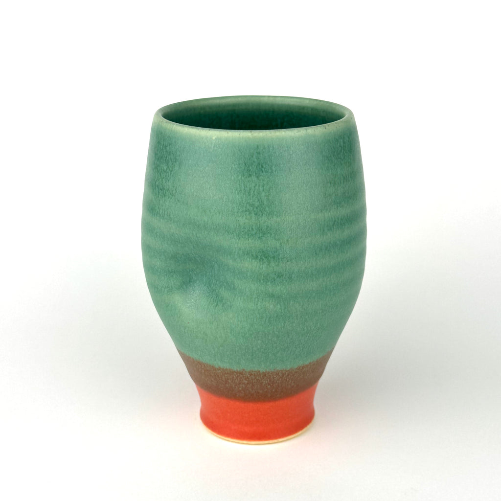 Thumb Cup, Green/Orange
