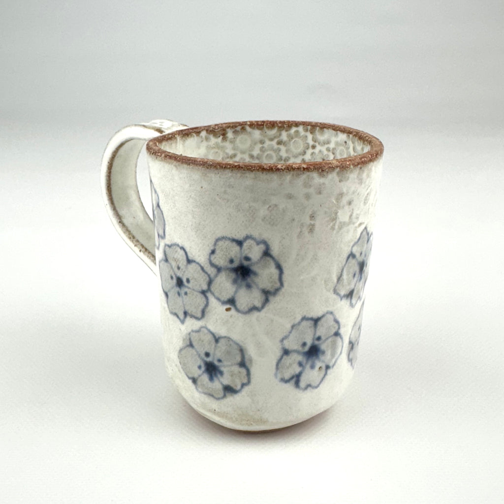 Mug With Scattered Flowers All Over