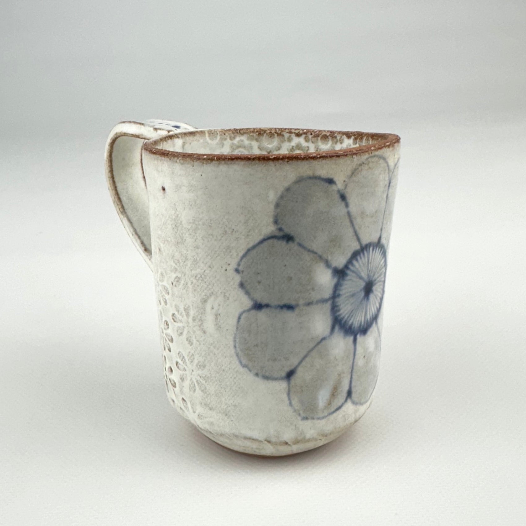 Mug With 10 Petaled Flower