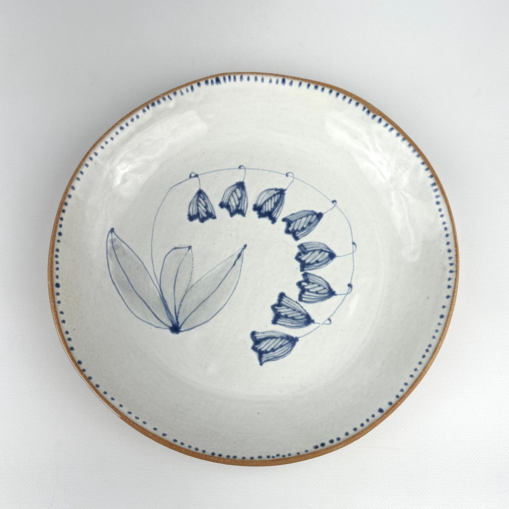 Round Platter, Wildflowers