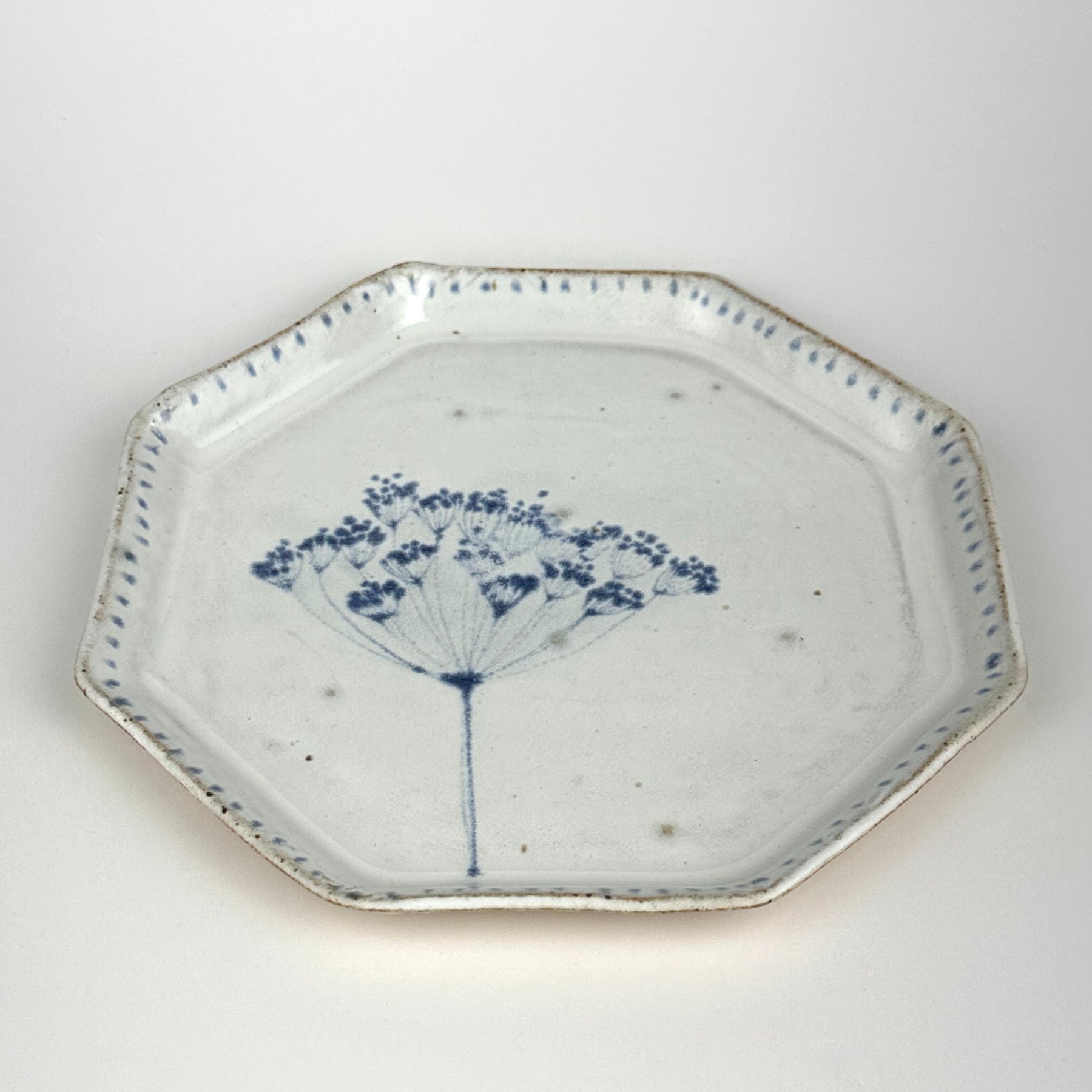 Medium Octagon With Single Wildflower