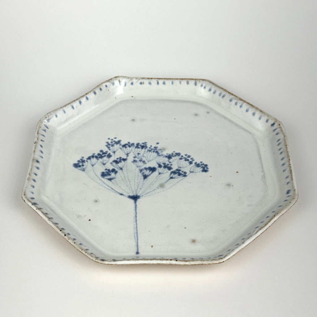 Medium Octagon With Single Wildflower