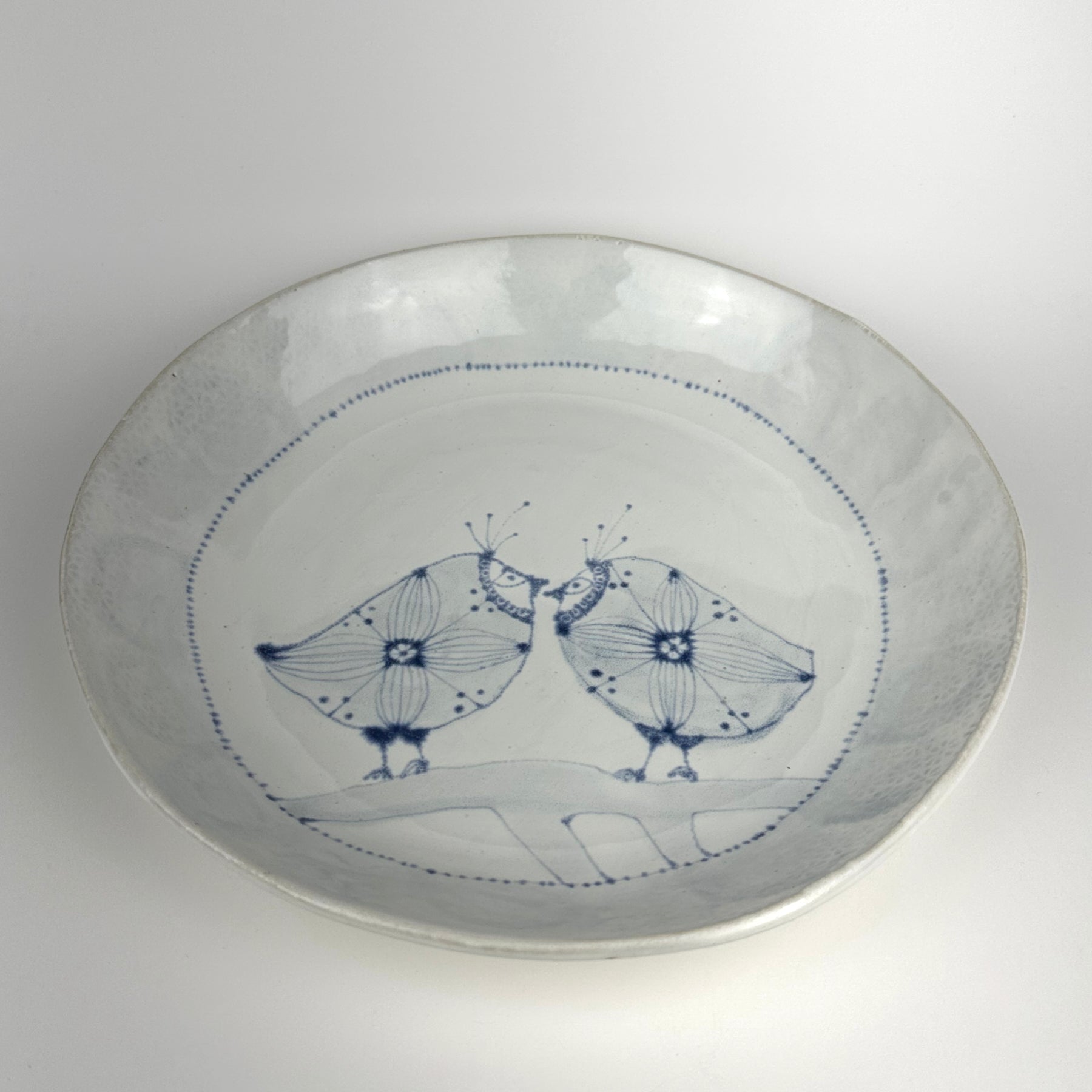 10" Plate With 2 Birds