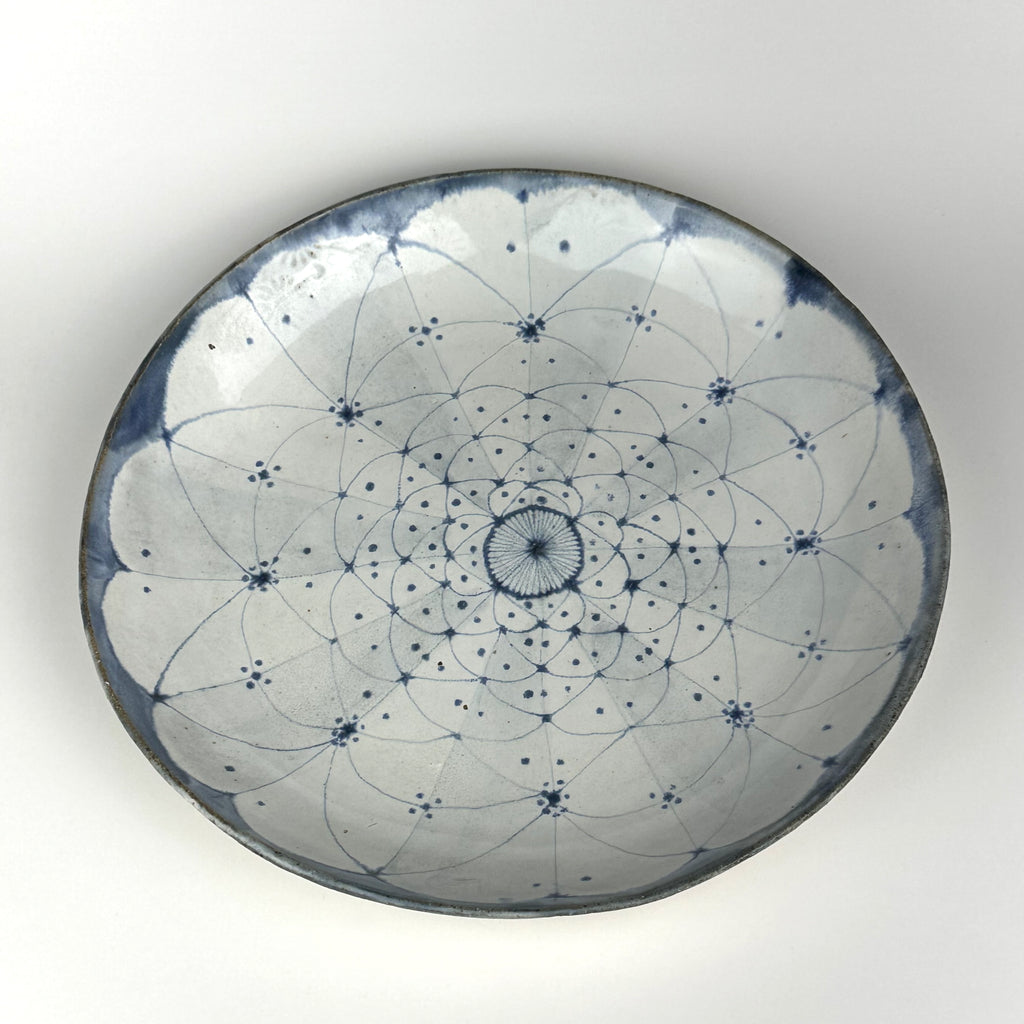 12" Round Platter Cosmic Pattern