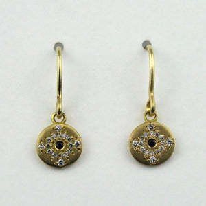 Sapphire/Diamond Shimmer Earrings