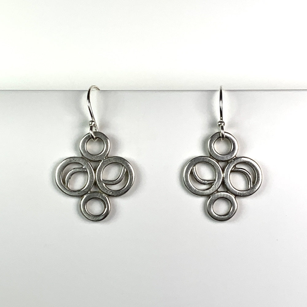 Four Circle Earrings