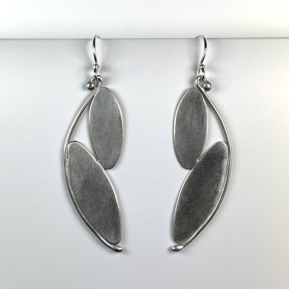 Double Leaf Earrings