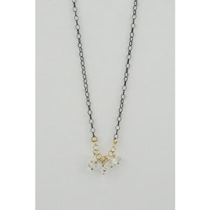 Herkimer Diamond Cluster Necklace